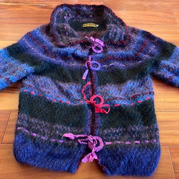 HELENA RUUTH HANDMADE IRISH SWEATER - Picture 1 of 11